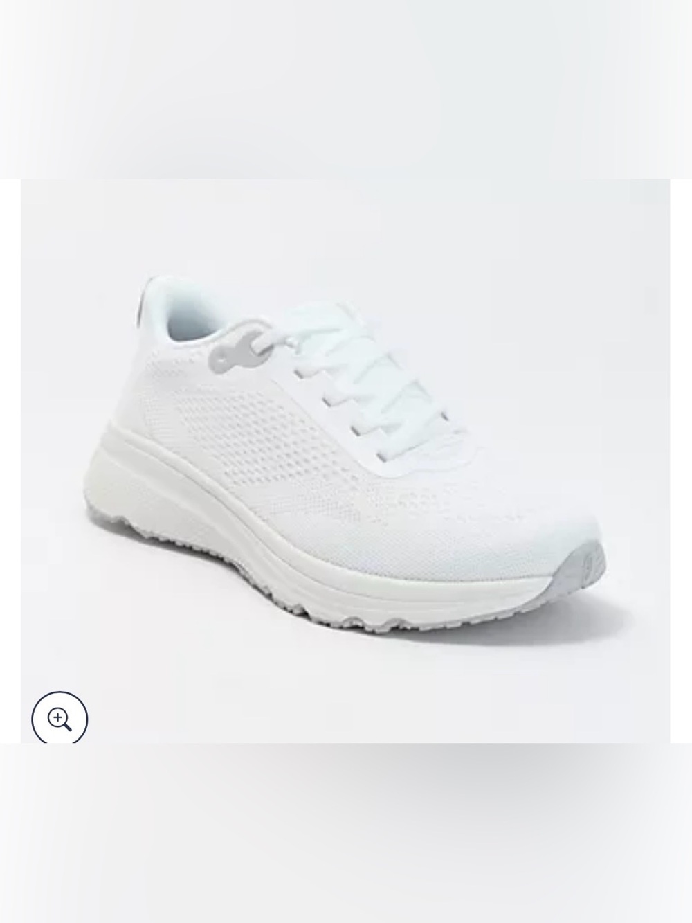REVITALIGN White orthotic walkable mesh walking Lace-Up Sneaker phoebe